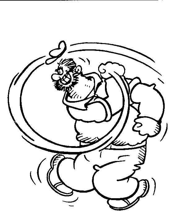 Free printable Popeye coloring page #84712 from Cartoon Characters collection