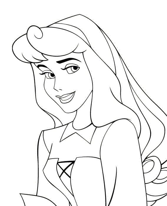 Free printable Princess Aurora coloring page #181916 from Cartoon Characters collection