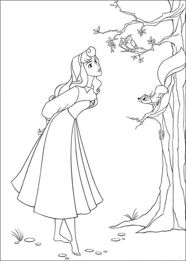 Free printable Princess Aurora coloring page #181928 from Cartoon Characters collection