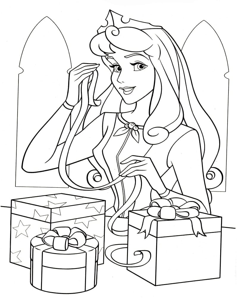 Free printable Princess Aurora coloring page #181945 from Cartoon Characters collection