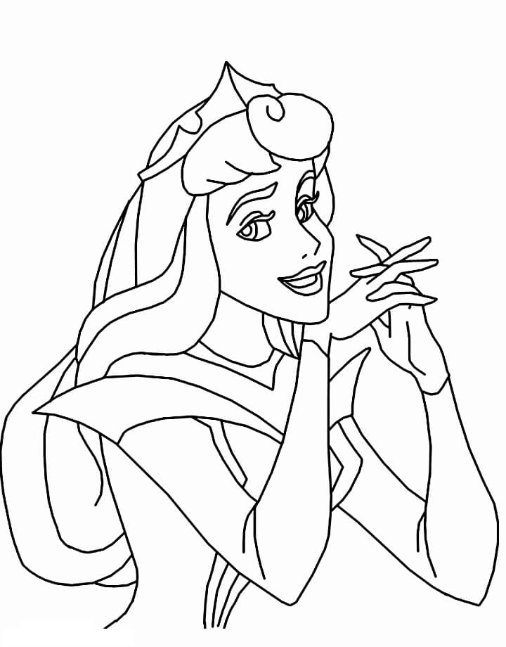Free printable Princess Aurora coloring page #181954 from Cartoon Characters collection