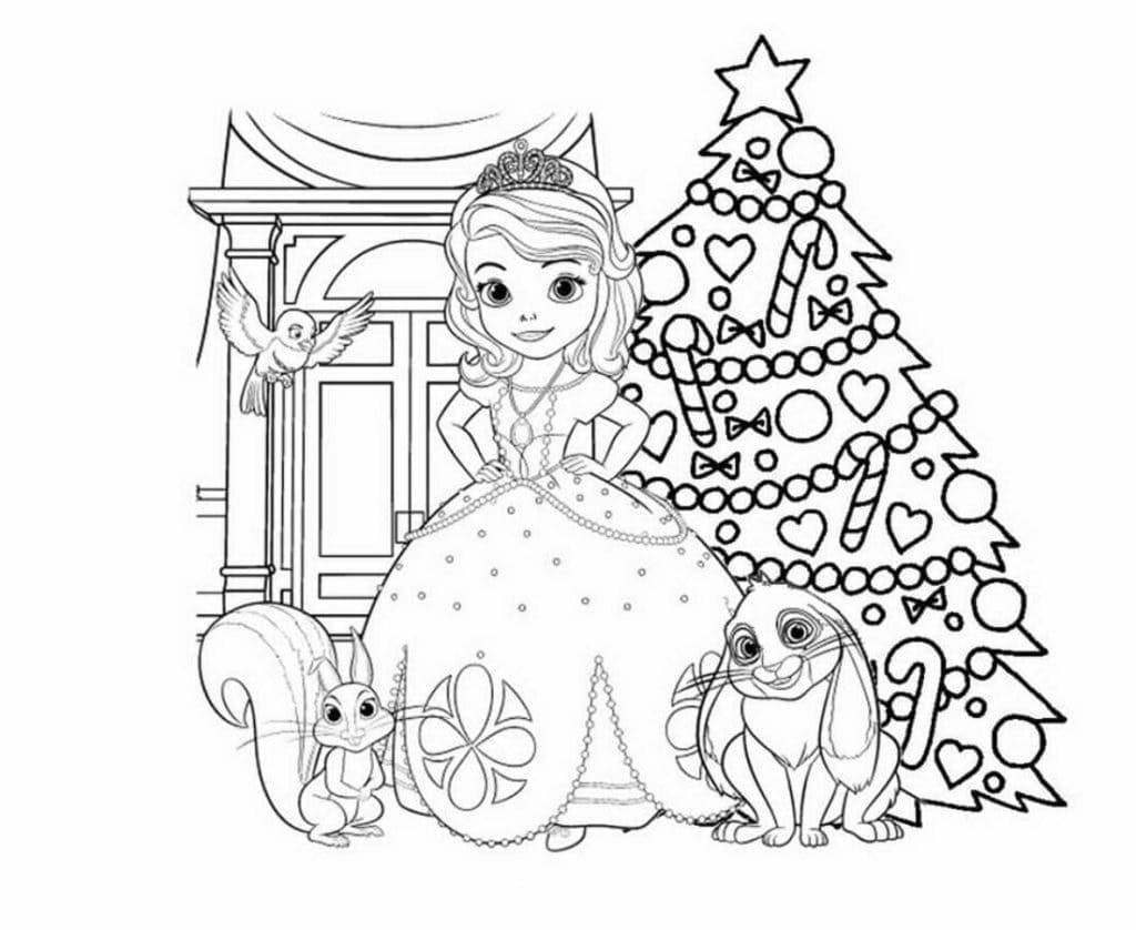 Free printable Princess Sofia coloring page #182008 from Cartoon Characters collection