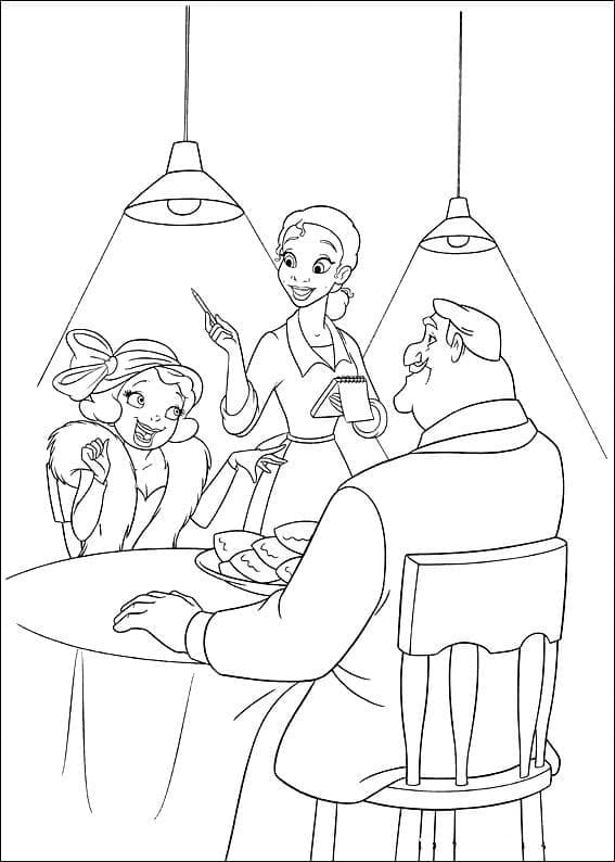 Free printable Princess Tiana coloring page #181993 from Cartoon Characters collection