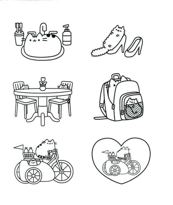 Free printable Pusheen coloring page #188430 from Cartoon Characters collection Free printable Pusheen coloring page #188430 from Cartoon Characters collection