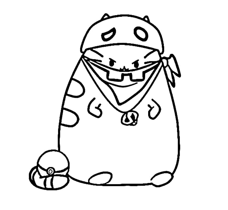 Free printable Pusheen coloring page #188437 from Cartoon Characters collection