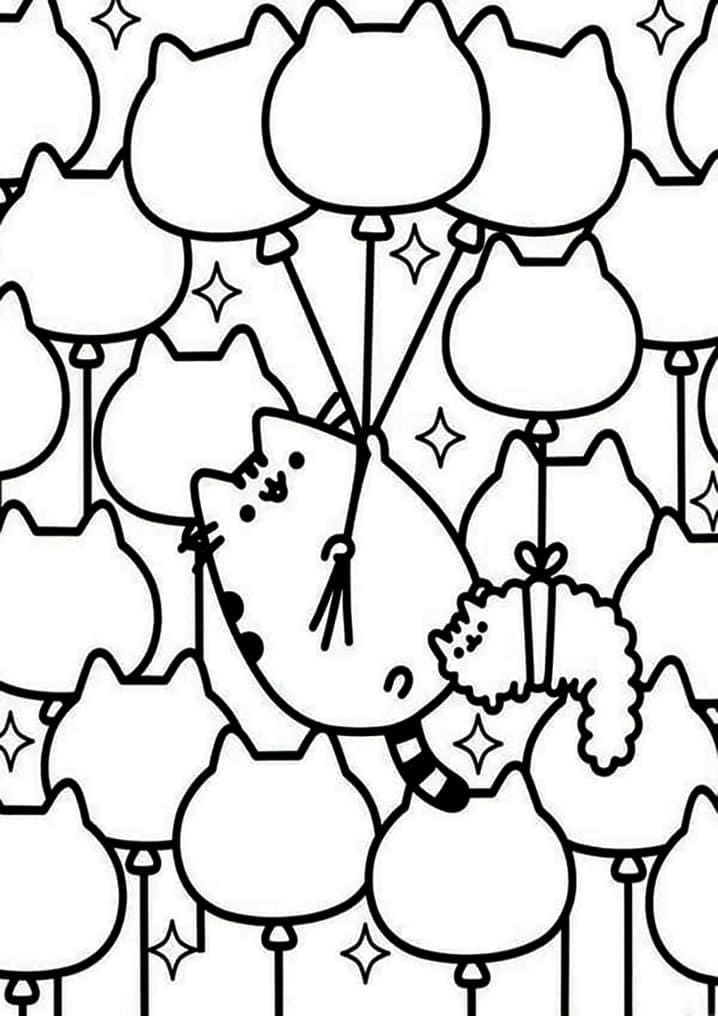 Free printable Pusheen coloring page #188448 from Cartoon Characters collection Free printable Pusheen coloring page #188448 from Cartoon Characters collection