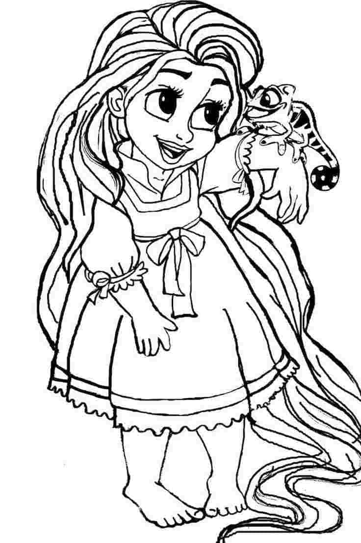 Free printable Rapunzel coloring page #177907 from Cartoon Characters collection