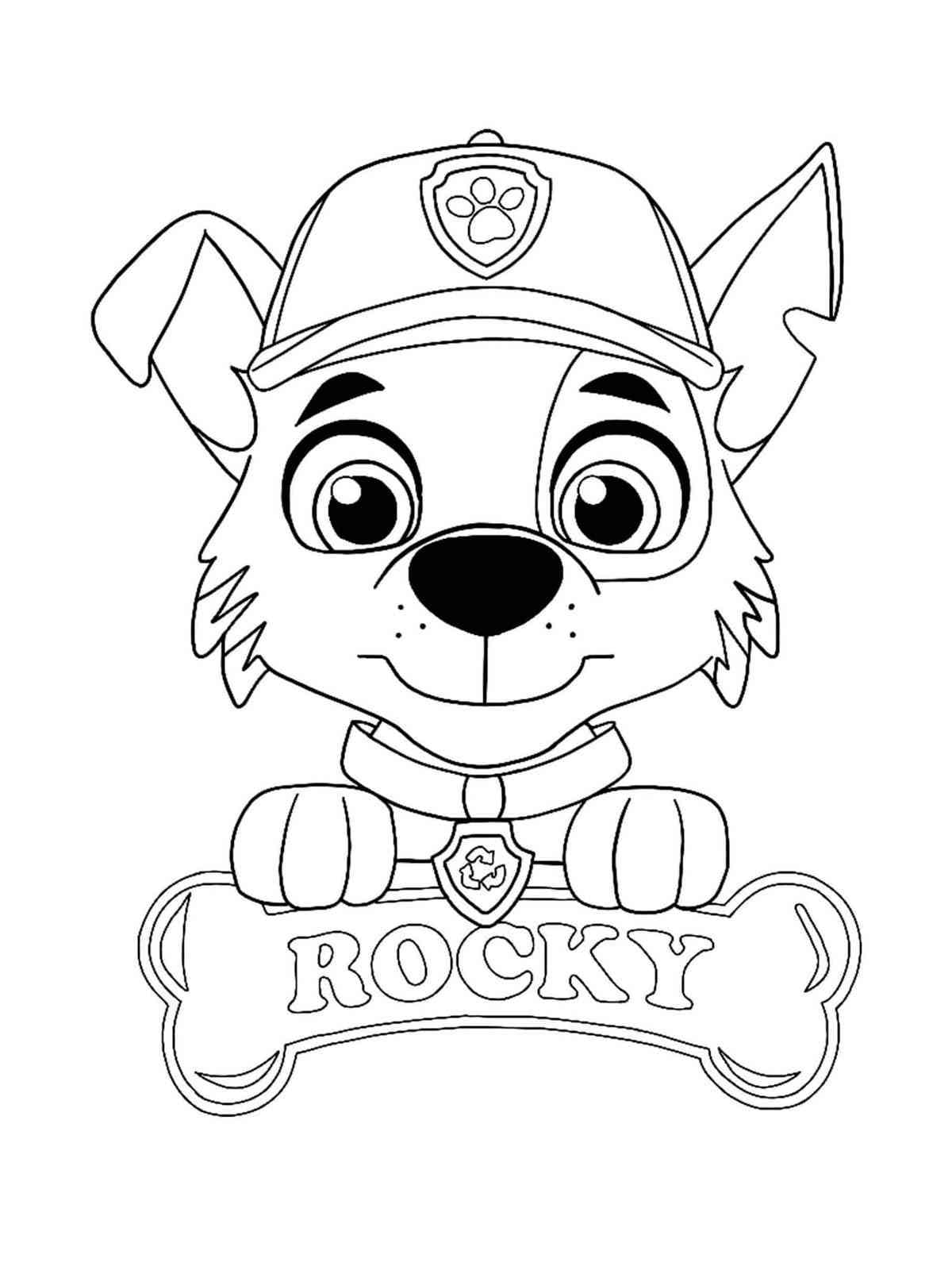 Free printable Rocky PAW Patrol coloring page #181711 from Cartoon Characters collection Free printable Rocky PAW Patrol coloring page #181711 from Cartoon Characters collection