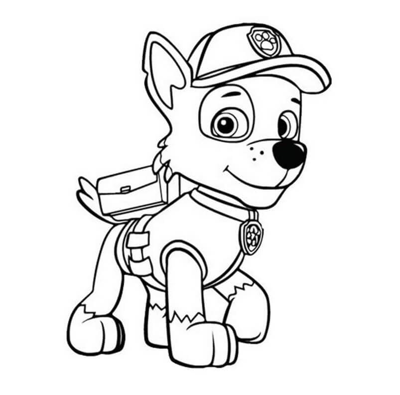 Free printable Rocky PAW Patrol coloring page #181717 from Cartoon Characters collection