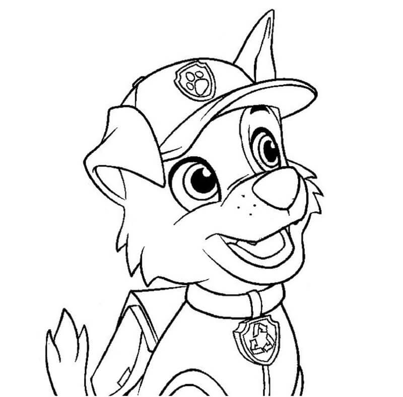 Free printable Rocky PAW Patrol coloring page #181718 from Cartoon Characters collection