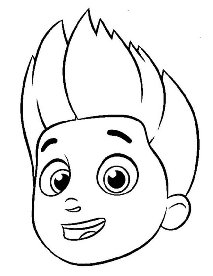 Free printable Ryder PAW Patrol coloring page #181761 from Cartoon Characters collection