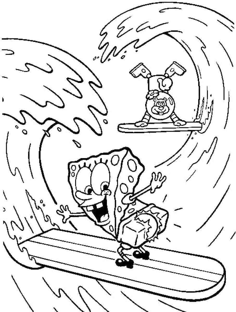 Free printable Sandy Cheeks coloring page #220607 from Cartoon Characters collection Free printable Sandy Cheeks coloring page #220607 from Cartoon Characters collection