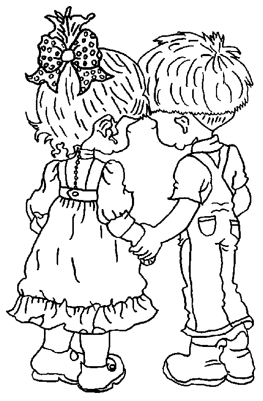 Free printable Sarah Kay coloring page #43728 from Cartoon Characters collection