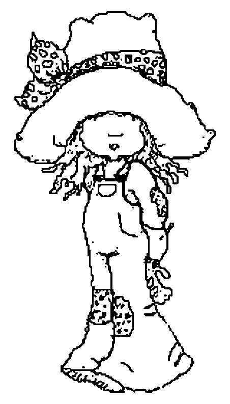 Free printable Sarah Kay coloring page #43751 from Cartoon Characters collection
