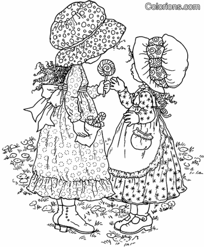 Free printable Sarah Kay coloring page #43753 from Cartoon Characters collection