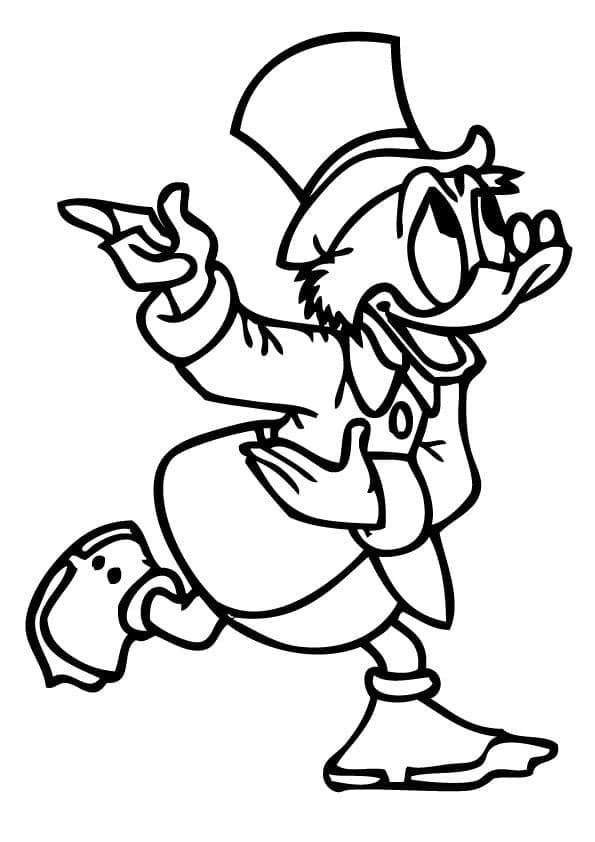 Free printable Scrooge McDuck coloring page #199830 from Cartoon Characters collection