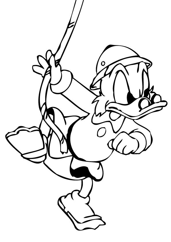 Coloring page: Scrooge McDuck (Cartoon Characters) #31769 - Free Printable Coloring Pages