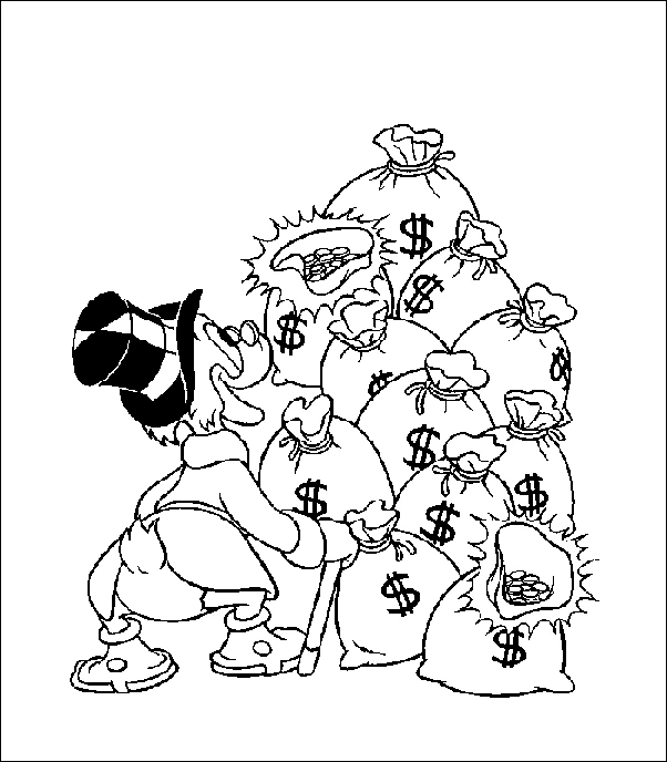 Free printable Scrooge McDuck coloring page #31771 from Cartoon Characters collection Free printable Scrooge McDuck coloring page #31771 from Cartoon Characters collection