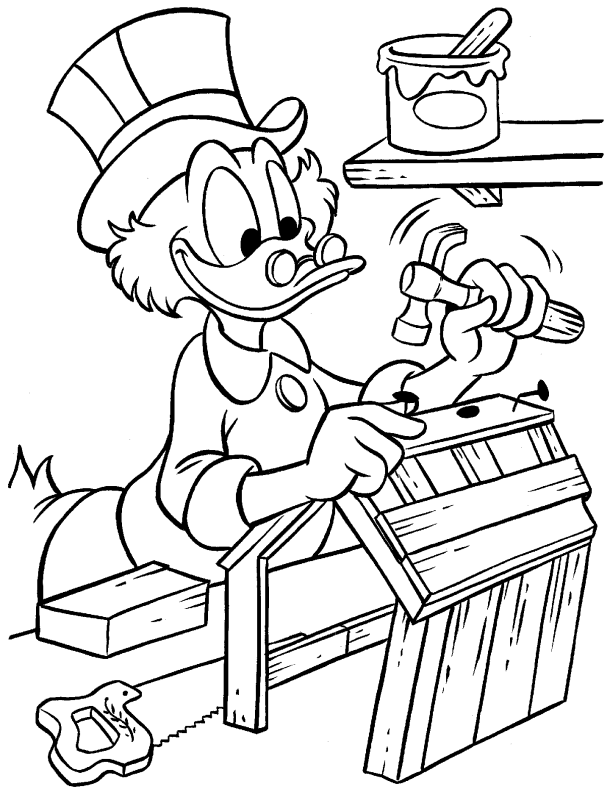 Free printable Scrooge McDuck coloring page #31778 from Cartoon Characters collection Free printable Scrooge McDuck coloring page #31778 from Cartoon Characters collection