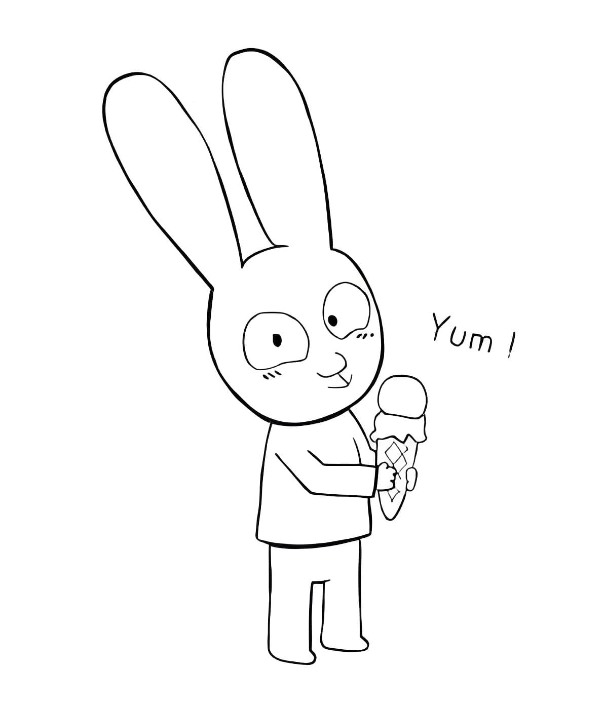 Free printable Simon Rabbit coloring page #192942 from Cartoon Characters collection Free printable Simon Rabbit coloring page #192942 from Cartoon Characters collection