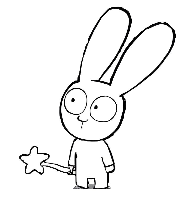 Free printable Simon Rabbit coloring page #192943 from Cartoon Characters collection