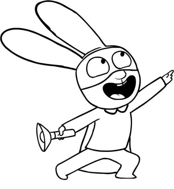 Free printable Simon Rabbit coloring page #192946 from Cartoon Characters collection