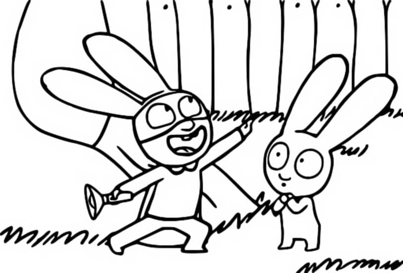 Free printable Simon Rabbit coloring page #192953 from Cartoon Characters collection Free printable Simon Rabbit coloring page #192953 from Cartoon Characters collection
