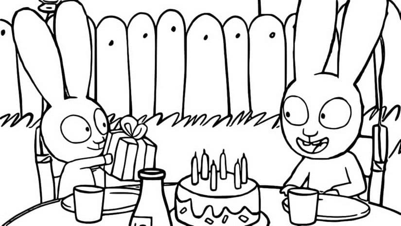Free printable Simon Rabbit coloring page #192956 from Cartoon Characters collection Free printable Simon Rabbit coloring page #192956 from Cartoon Characters collection