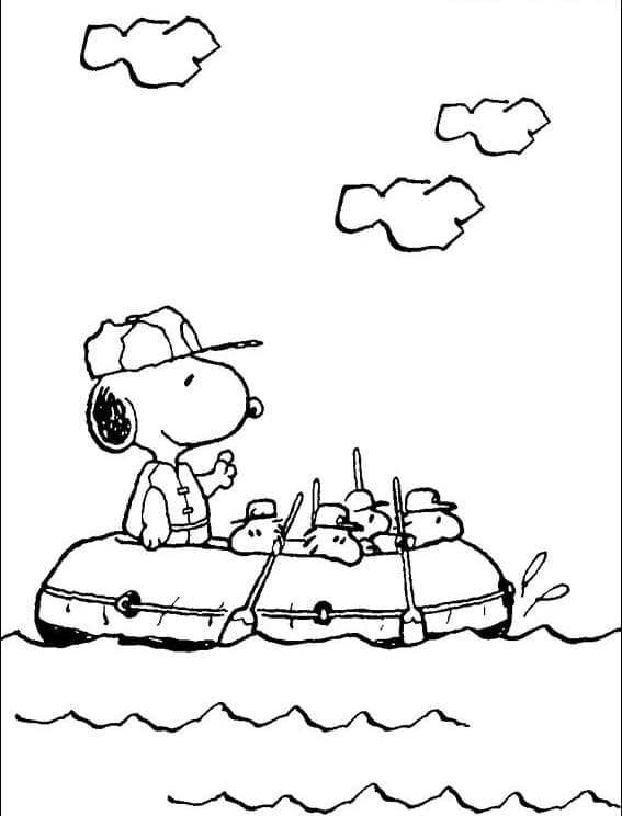 Free printable Snoopy coloring page #202882 from Cartoon Characters collection