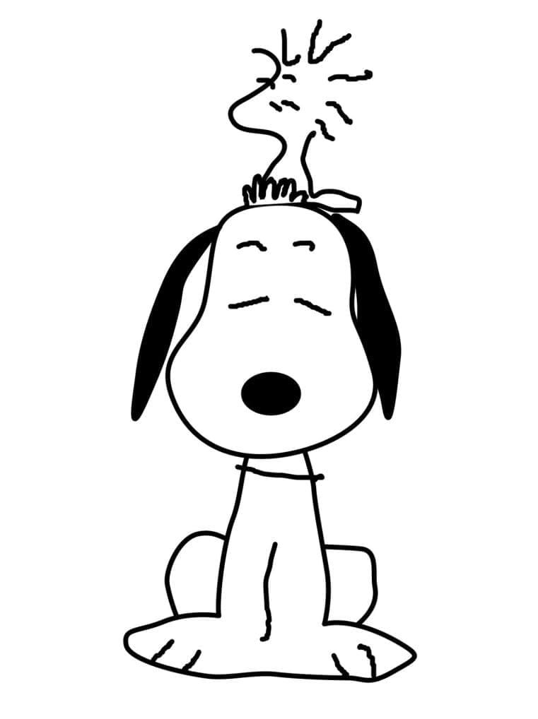 Free printable Snoopy coloring page #202885 from Cartoon Characters collection