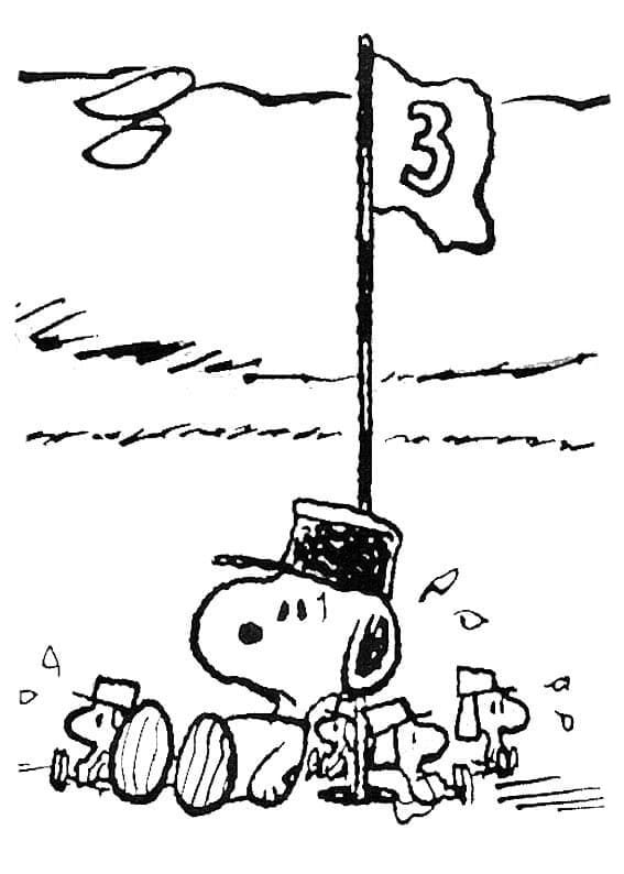 Free printable Snoopy coloring page #202896 from Cartoon Characters collection