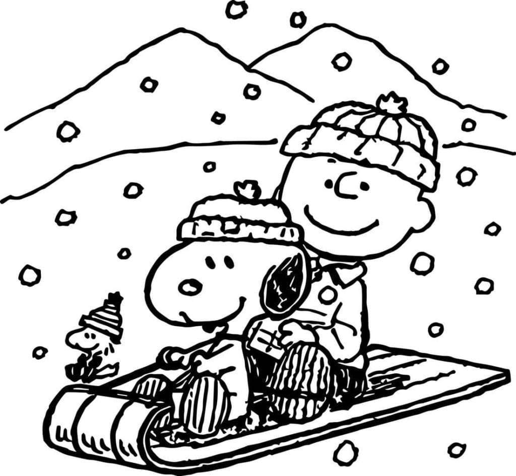 Free printable Snoopy coloring page #202899 from Cartoon Characters collection