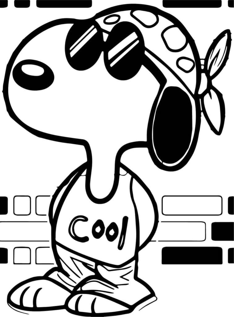 Free printable Snoopy coloring page #202902 from Cartoon Characters collection