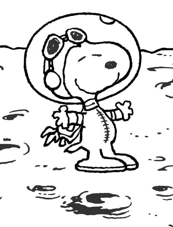 Free printable Snoopy coloring page #202905 from Cartoon Characters collection
