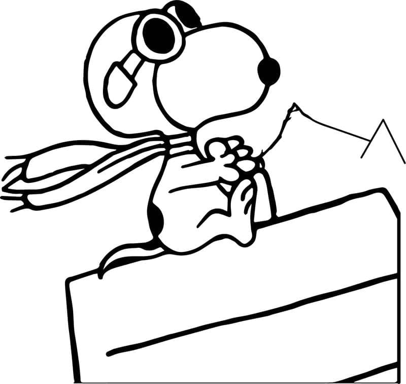 Free printable Snoopy coloring page #202935 from Cartoon Characters collection
