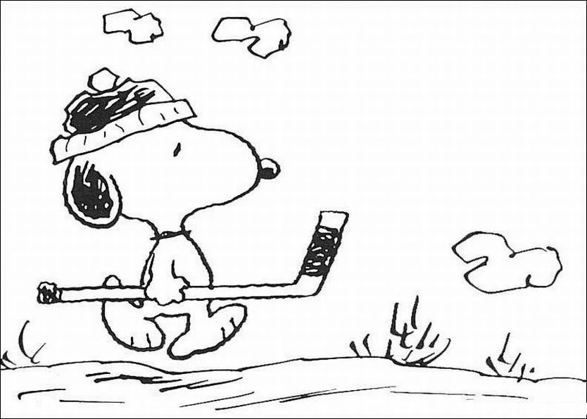 Free printable Snoopy coloring page #27059 from Cartoon Characters collection