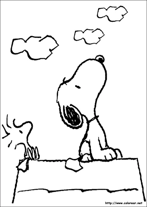 Free printable Snoopy coloring page #27062 from Cartoon Characters collection