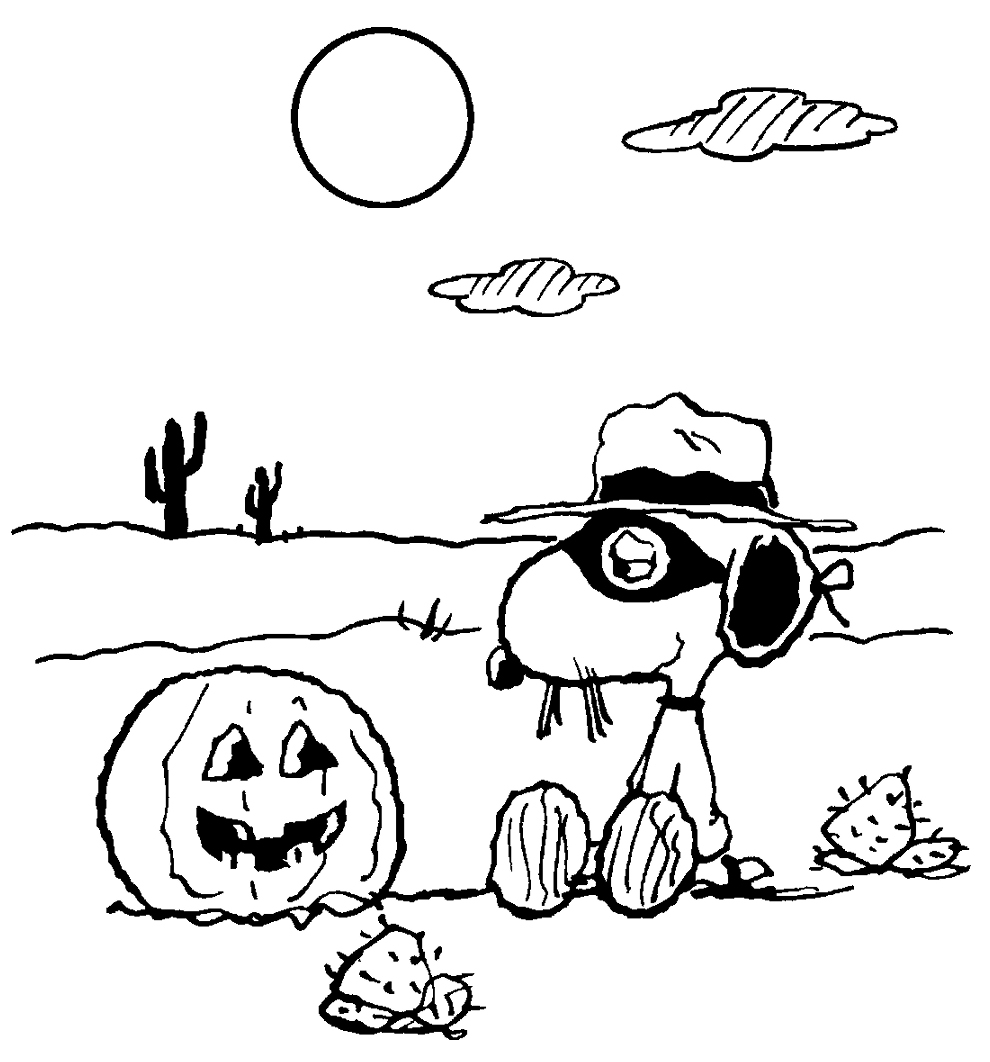 Free printable Snoopy coloring page #27067 from Cartoon Characters collection