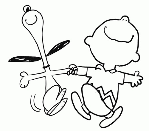 Free printable Snoopy coloring page #27079 from Cartoon Characters collection