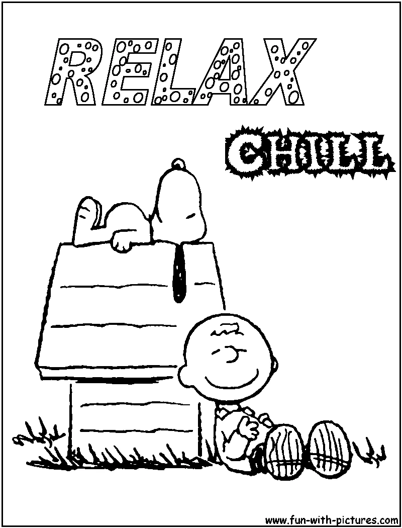 Free printable Snoopy coloring page #27103 from Cartoon Characters collection