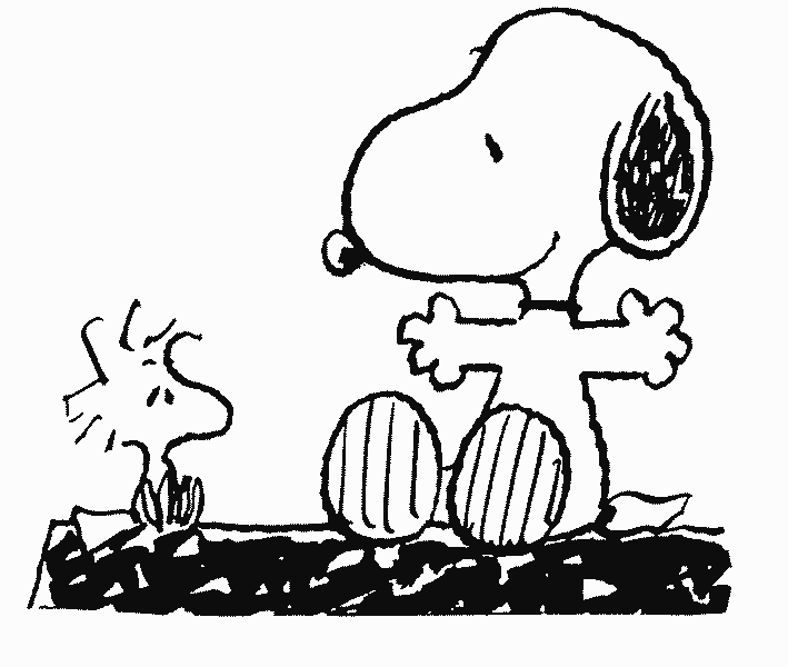 Free printable Snoopy coloring page #27104 from Cartoon Characters collection