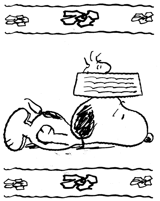 Free printable Snoopy coloring page #27130 from Cartoon Characters collection
