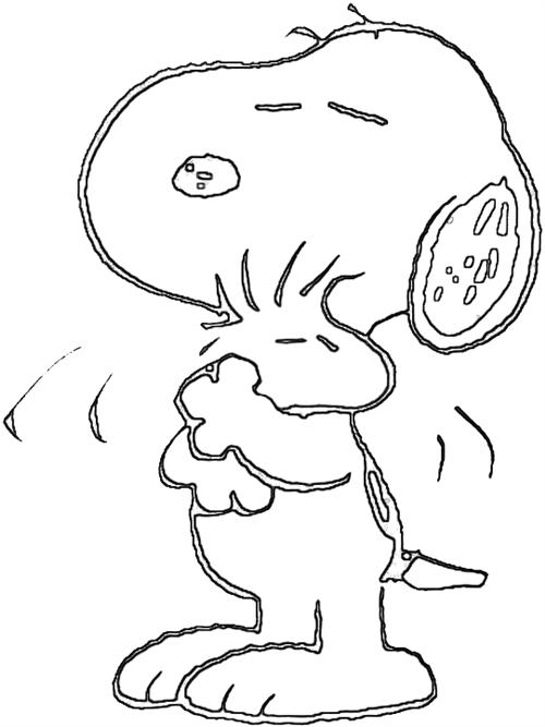 Free printable Snoopy coloring page #27204 from Cartoon Characters collection