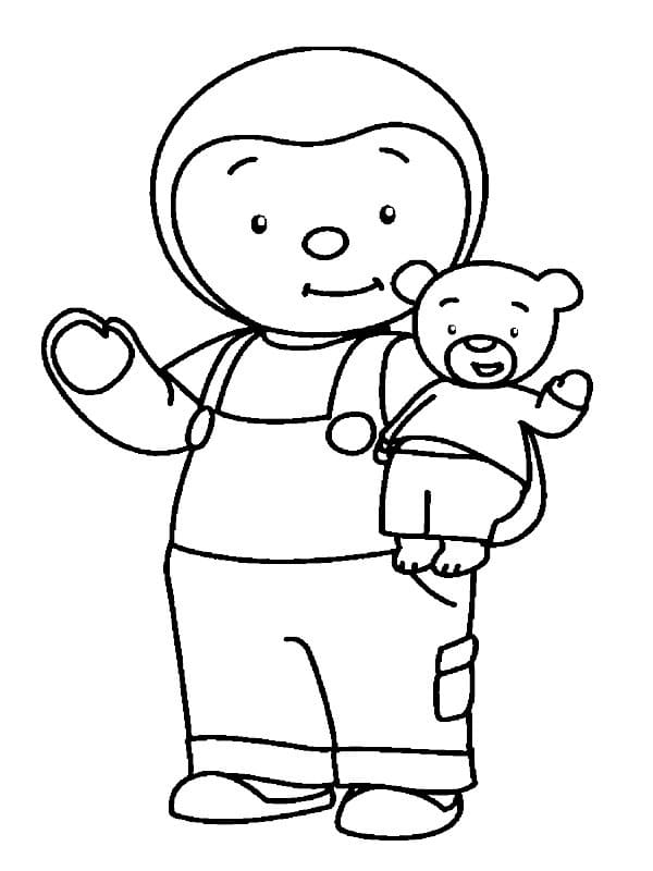 Free printable T'choupi coloring page #180325 from Cartoon Characters collection
