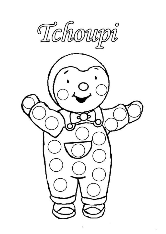 Coloring page: T'choupi (Cartoon Characters) #180349 - Free Printable Coloring Pages