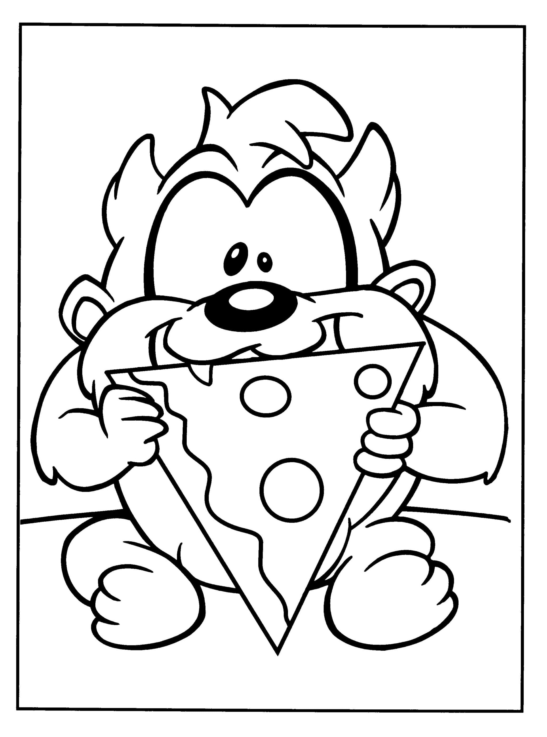 Free printable Taz coloring page #209814 from Cartoon Characters collection Free printable Taz coloring page #209814 from Cartoon Characters collection