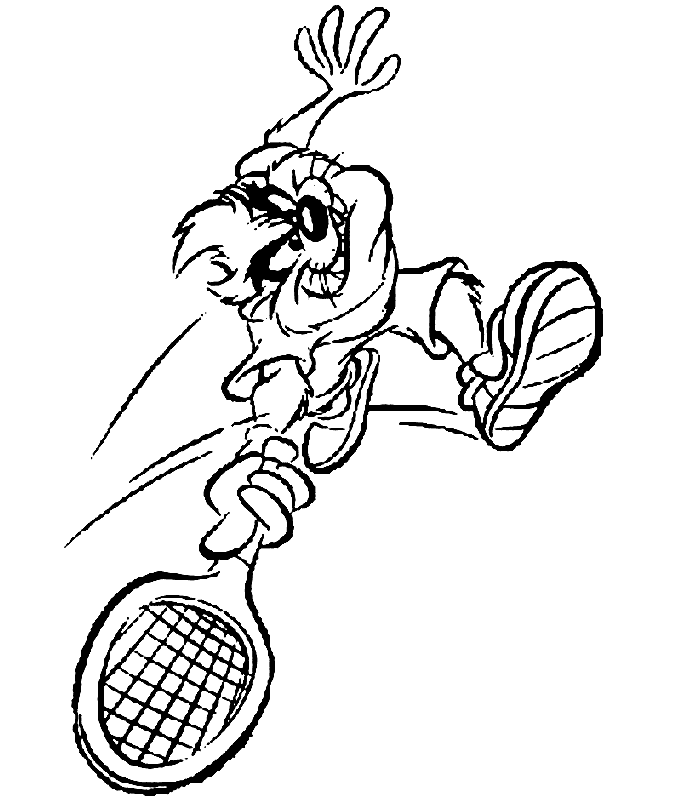Free printable Taz coloring page #30957 from Cartoon Characters collection Free printable Taz coloring page #30957 from Cartoon Characters collection