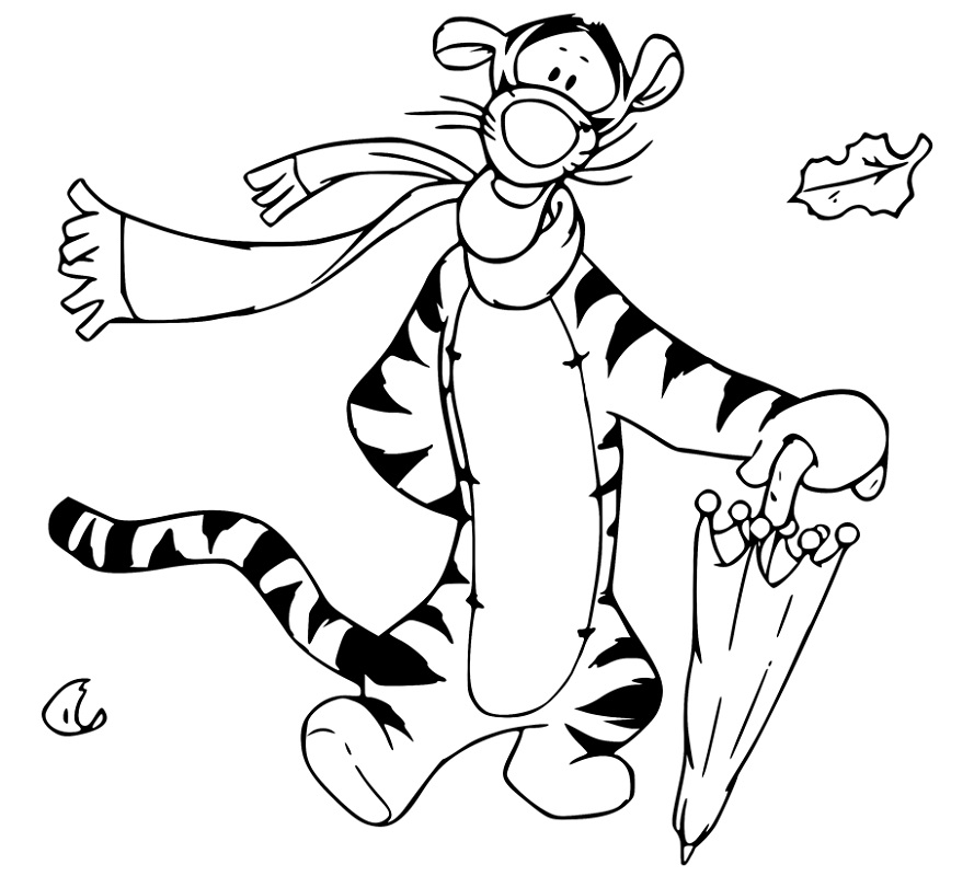 Free printable Tigger coloring page #188239 from Cartoon Characters collection Free printable Tigger coloring page #188239 from Cartoon Characters collection