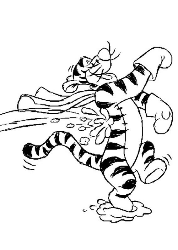 Free printable Tigger coloring page #188241 from Cartoon Characters collection Free printable Tigger coloring page #188241 from Cartoon Characters collection