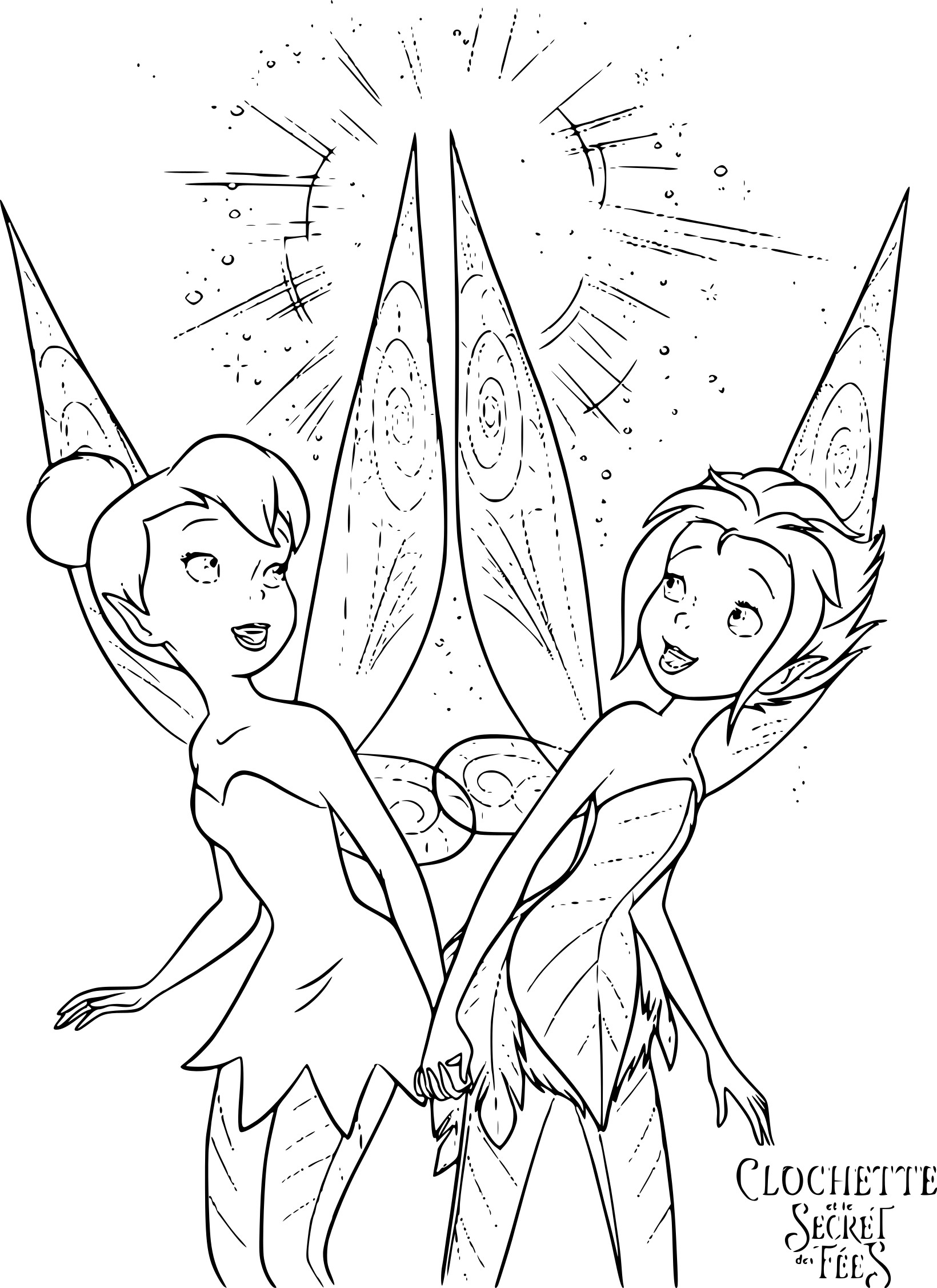 Free printable Tinker Bell coloring page #170491 from Cartoon Characters collection Free printable Tinker Bell coloring page #170491 from Cartoon Characters collection